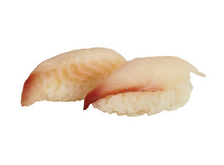 Sushi isolated on white background