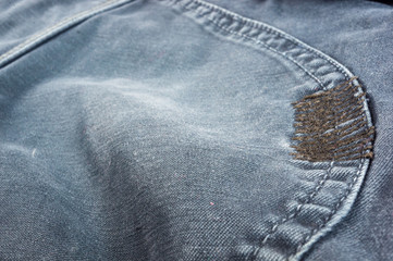 clothing items washed cotton fabric texture with seams