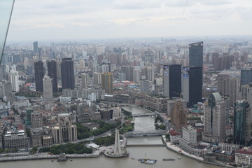 Fototapeta na wymiar skyscrapers in shanghai 