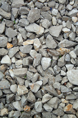 Gravel texture close up