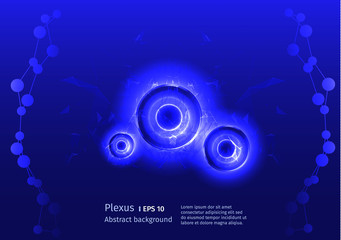 abstract background with circles