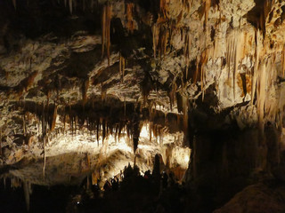 Karst cave in Postojna