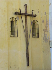 old wooden cross