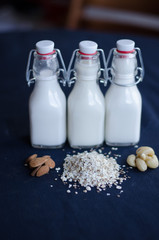 Oat and nut milk