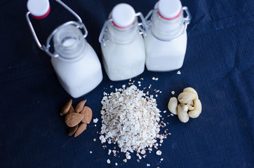 Oat and nut milk