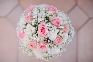 Bouquet de fleurs de la mariée