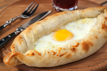 Khachapuri with egg