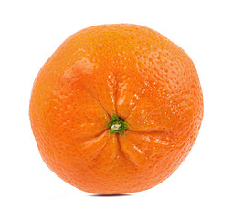 Fresh mandarin orange isolated on white background with clipping path