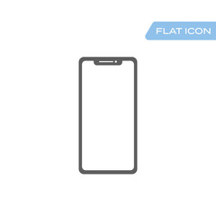 Smartphone / mobile cellular phone flat vector illustration