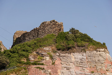 old ruin on top of a cliff