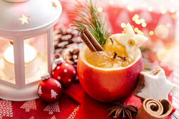 Weihnachtsapfel gefüllt Gewürzapfel