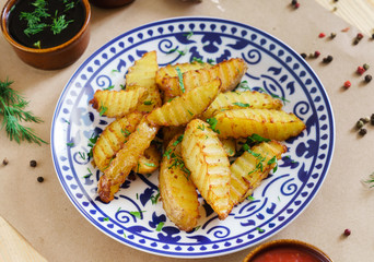 roasted potatoes with herbs