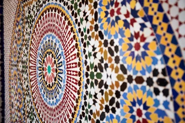 Zelfklevend Fotobehang Moroccan mosaic, south of Morocco © Artur Nyk