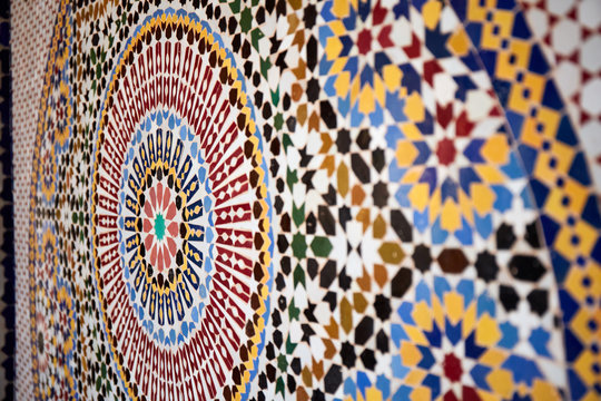 Moroccan mosaic, south of Morocco