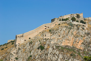 Palamidi Fortress On Nafplio Hill, Greece