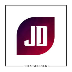 Initial Letter JD Logo Template Design