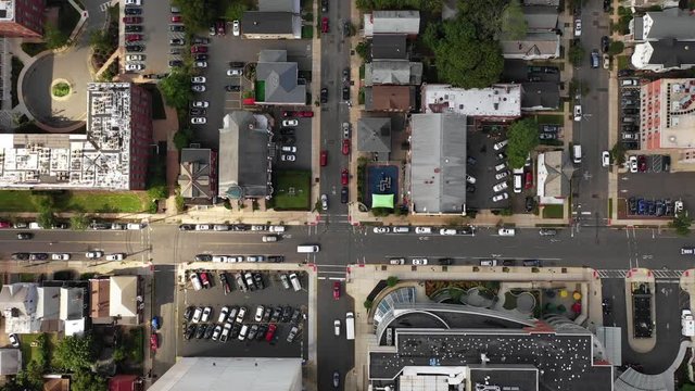 Aerial of New Brunswick, New Jersey