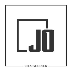 Initial Letter JO Logo Template Design