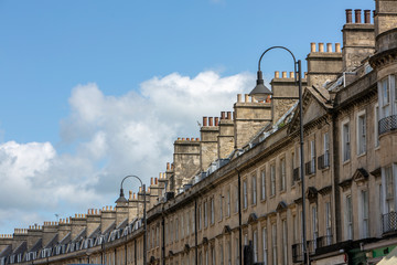 The Paragon houses in England