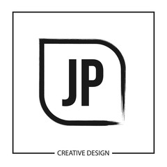 Initial Letter JP Logo Template Design