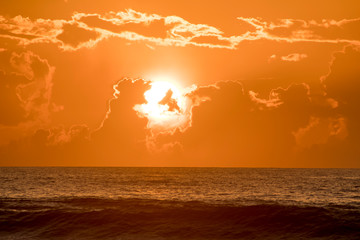 sunrise at the beach