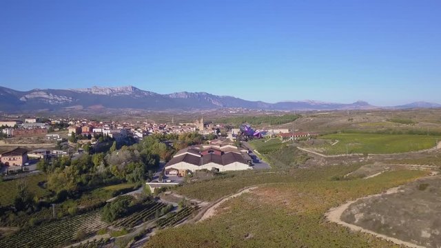 Pueblo de Elciego en rioja alavesa