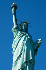 Obraz premium STATUE OF LIBERTY, NEW YORK, NOVEMBER 2016