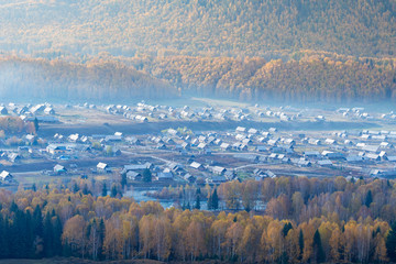 beautiful villages in xinjiang hemu