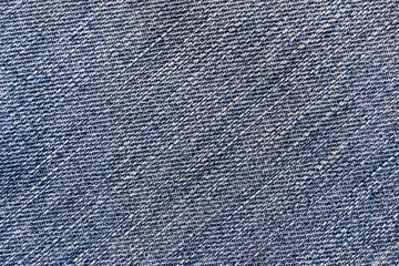 blue jeans background and texture of denim or jeans fabric closeup