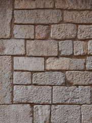 Brown vintage brick wall