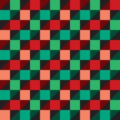 Seamless Christmas wrapping paper pattern.