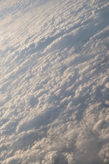 VIEW OF CLOUDS FROM AIR PLANE