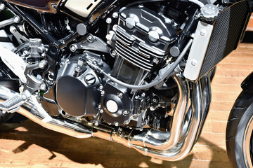 Obraz premium オートバイのエンジン