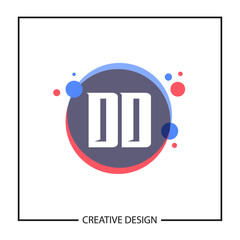 Initial Letter DD Logo Template Design