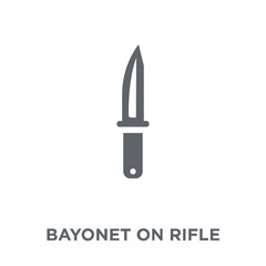 Bayonet On Rifle icon from Army collection.