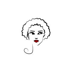 Halo hat, girl icon. Element of beautiful girl in a hat icon for mobile concept and web apps. Thin lin Halo hat, girl icon can be used for web and mobile