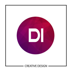 Initial Letter DI Logo Template Design