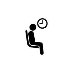 seating place of waitingplace for drunk. Element of priority seating area in transport icon for mobile concept and web apps. Detailed place of waiting icon