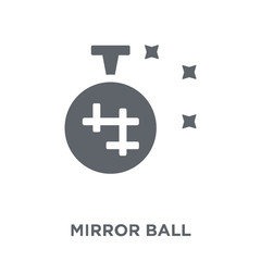 Mirror ball icon from Birthday and Party collection.