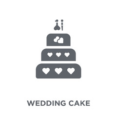 Fototapeta na wymiar Wedding cake icon from Wedding and love collection.