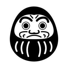 ベクター　だるま　正月　アイコン　