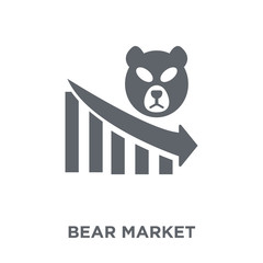 Bear market icon from Bear market collection.