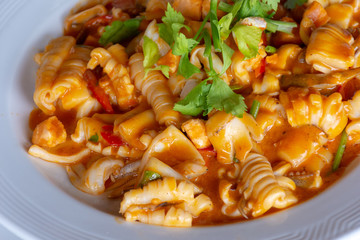 Stir-Fried Squid with Salted Duck Eggs