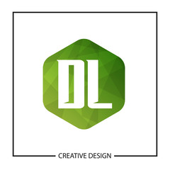 Initial Letter DL Logo Template Design