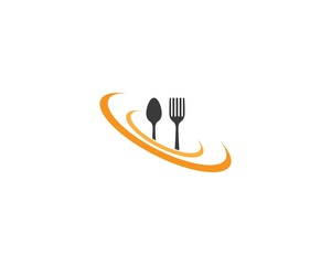Spoon and fork logo