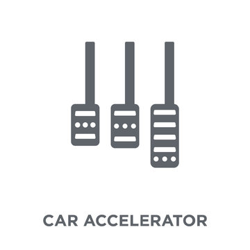 car accelerator icon from Car parts collection.