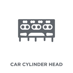 car cylinder head icon from Car parts collection.