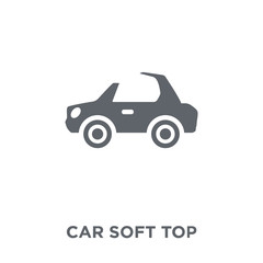 car soft top icon from Car parts collection.