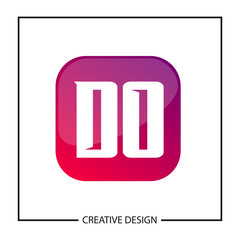 Initial Letter DO Logo Template Design