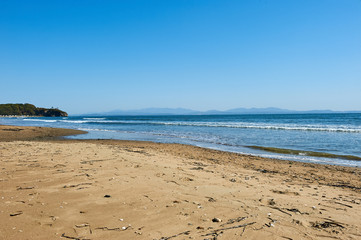 Empty beach, no season